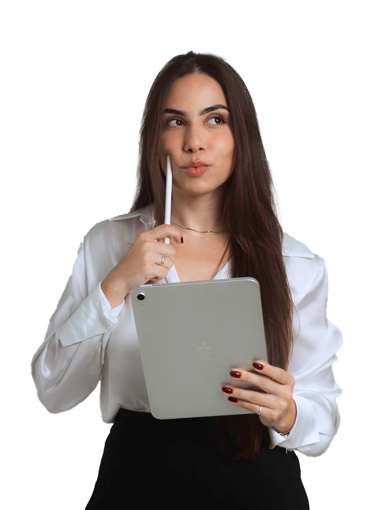 Profesional usando tecnología KeMarketing